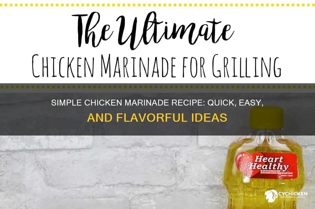 what is a easy marinade for chicken