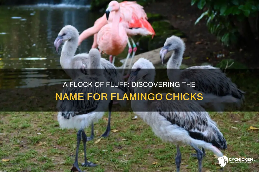 what is a group of flamingo chicks called