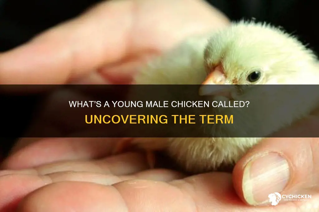 what is a immature male chicken called