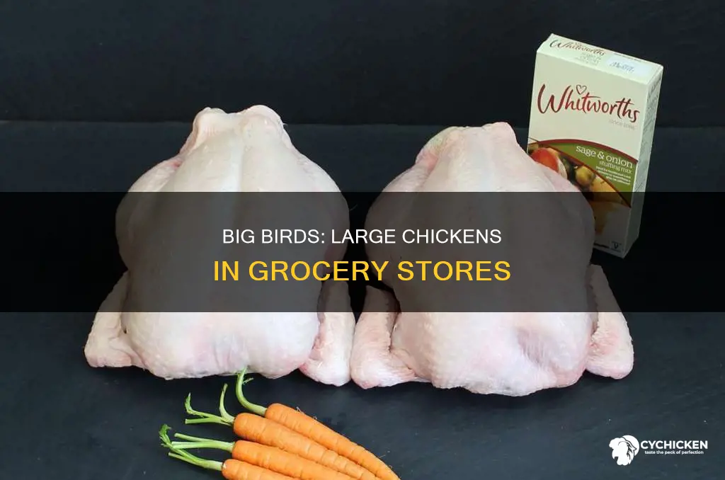 what is a large chicken in the grocery store