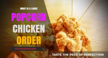 Large Popcorn Chicken Order: Size, Cost, and Best Deals Explained