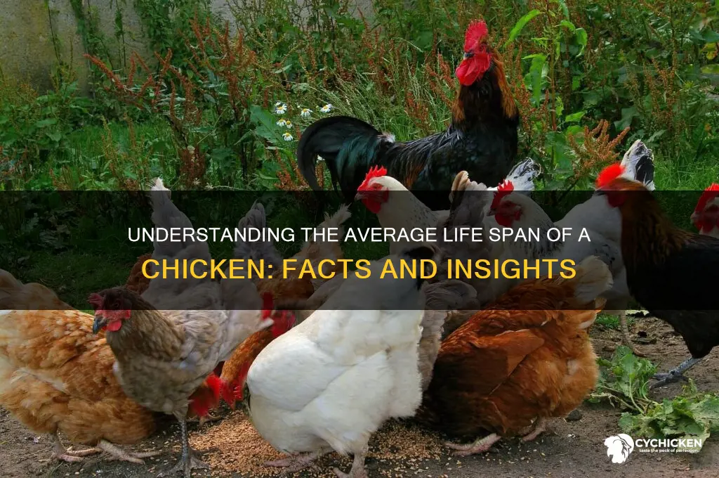 what is a life span of a chicken