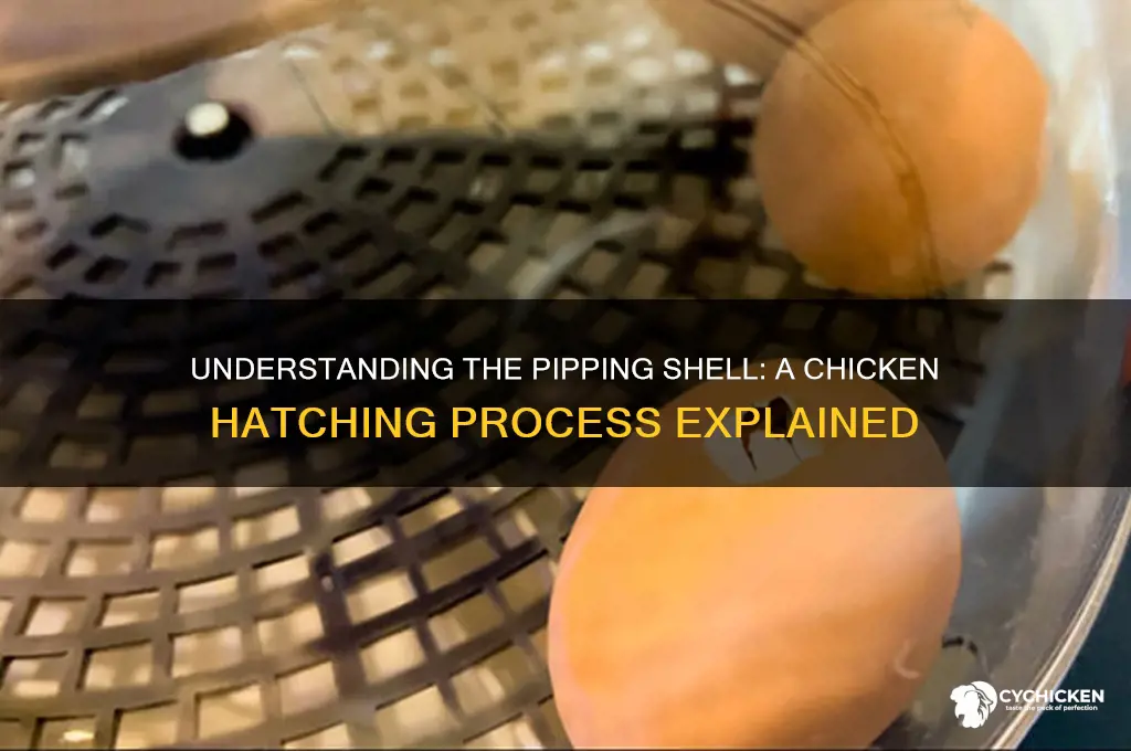 what is a pipping shell of a chicken