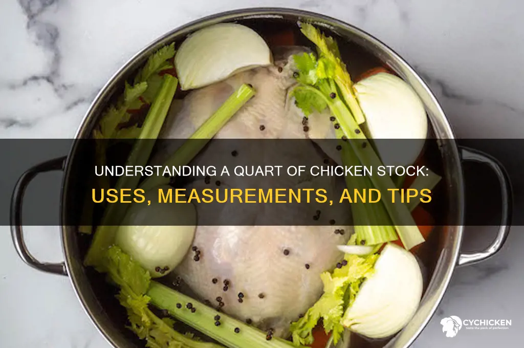 what is a quart of chicken stock