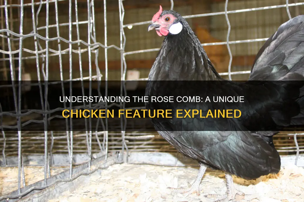 what is a rose comb on a chicken
