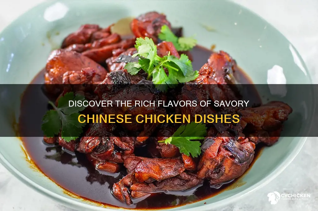what is a savory chinese chicken dish