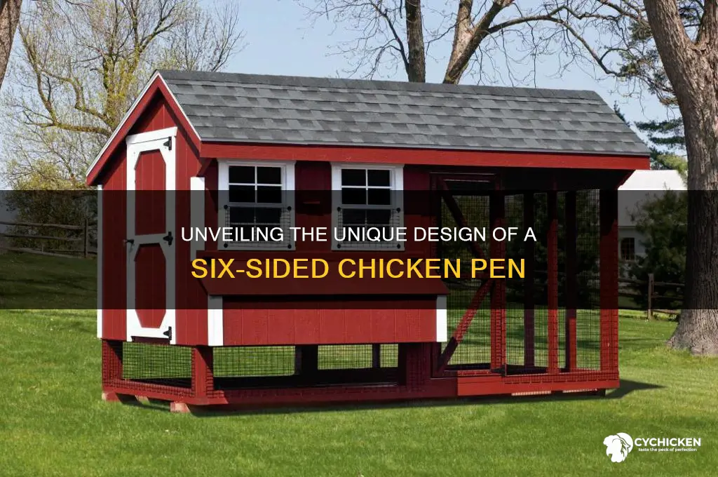 what is a six-sided chicken pen