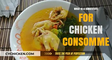 Discover the Best Substitute for Chicken Consommé in Your Recipes
