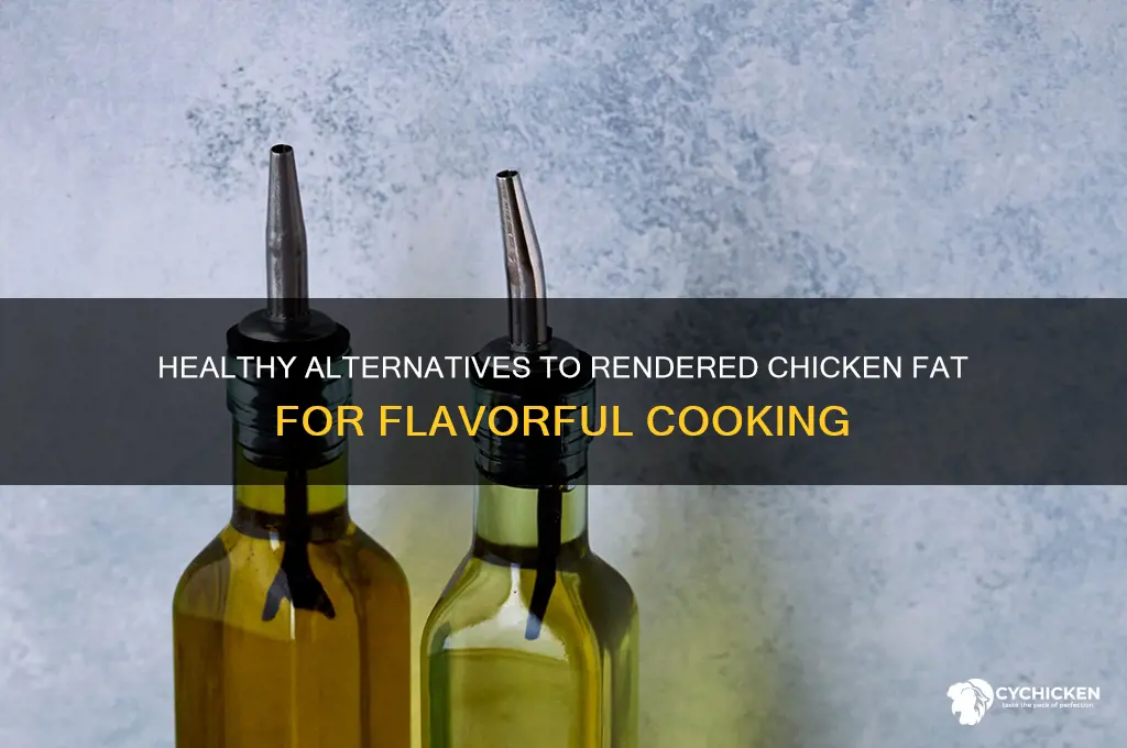 what is a substitute for rendered chicken fat