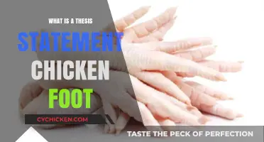 Understanding Thesis Statements: The Chicken Foot Analogy Explained