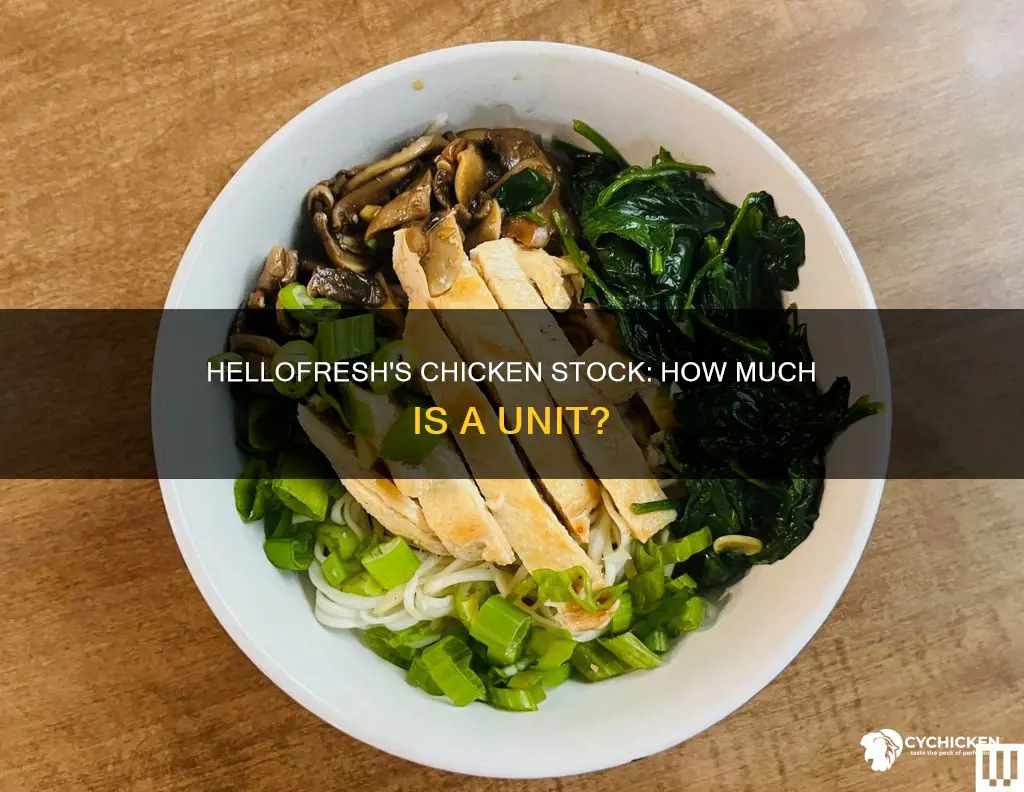 what is a unit of chicken stock hello fresh