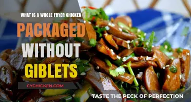 Delicious Convenience: Giblet-Free Whole Fryer Chicken Packaging Explained