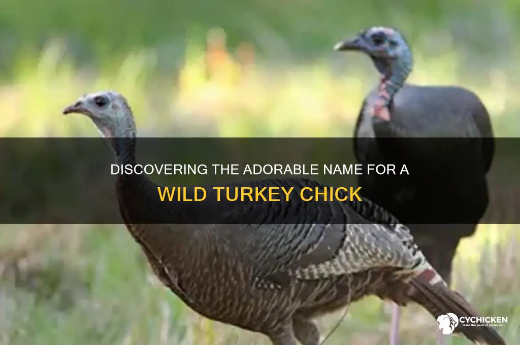 what is a wild turkey chick called