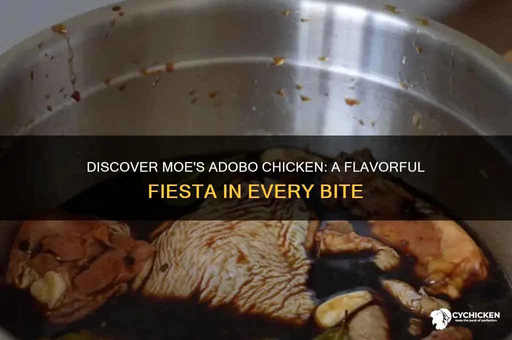 what is adobo chicken from moe