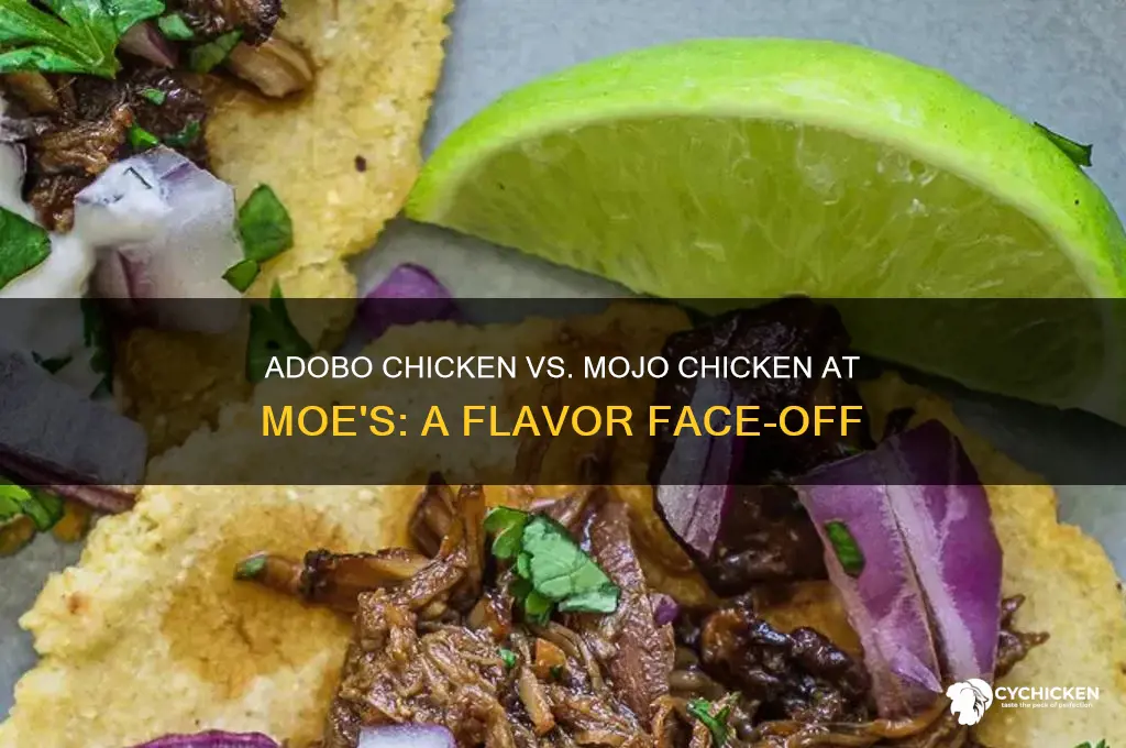 what is adobo chicken vs mojo chicken moes
