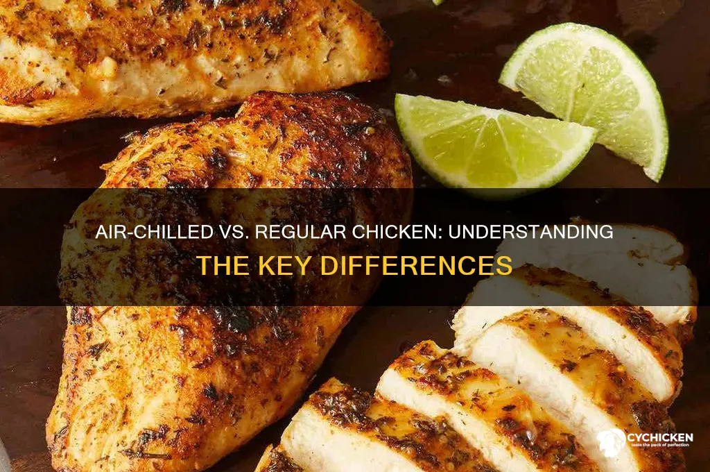what is air chilled chicken vs regular chicken