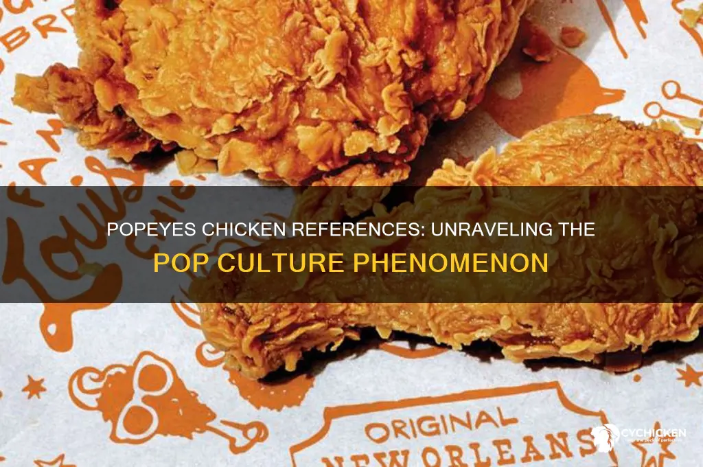 what is all the popeyes chicken references