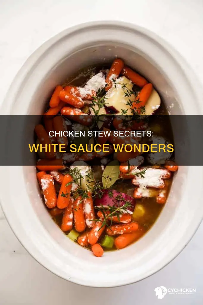 what is all the white stuff in crockpot with chicken