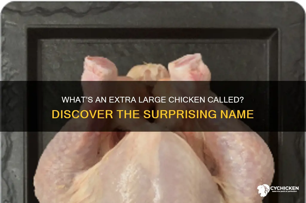 what is an extra large chicken called