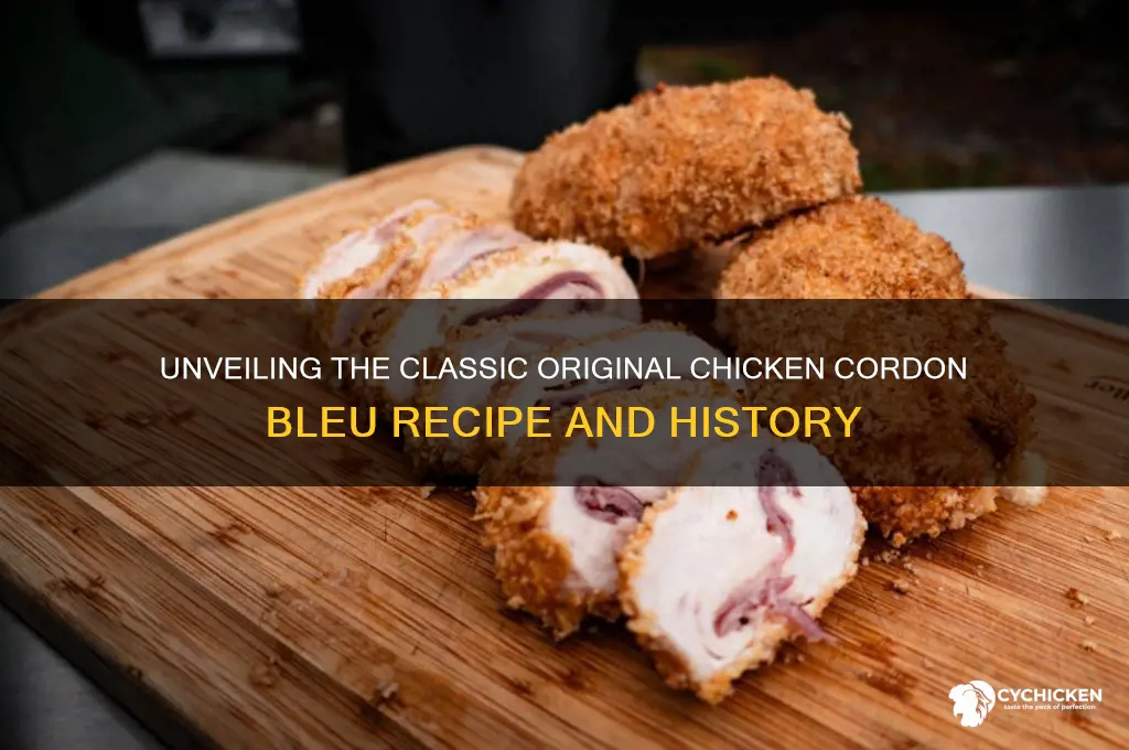 what is an original chicken cordon bleu