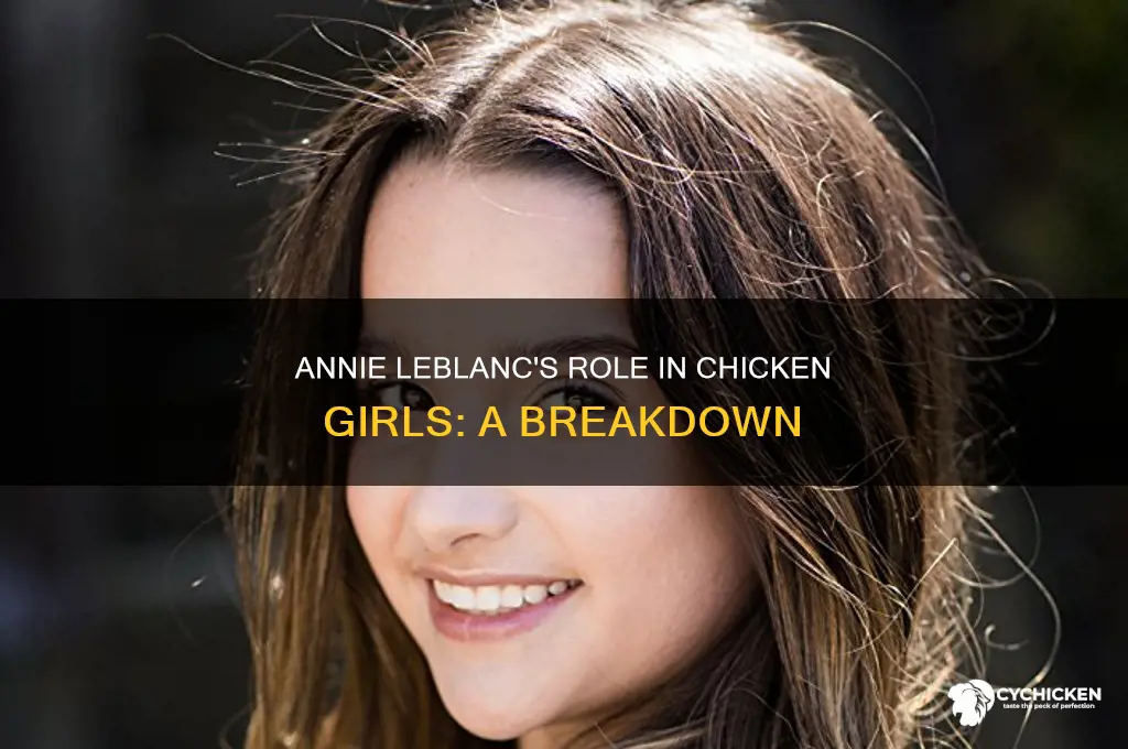 what is annie leblancs role in chicken girls