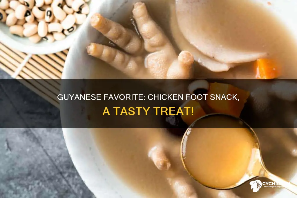 what is another name for guyana chicken foot snack