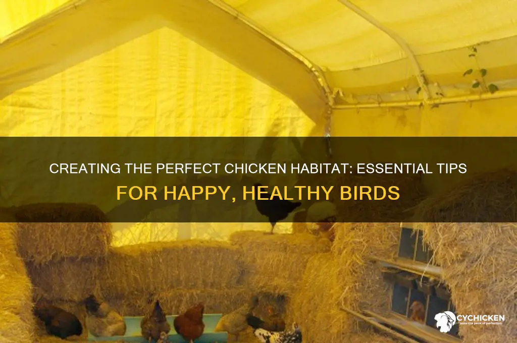 what is appropriate habitat for s chicken