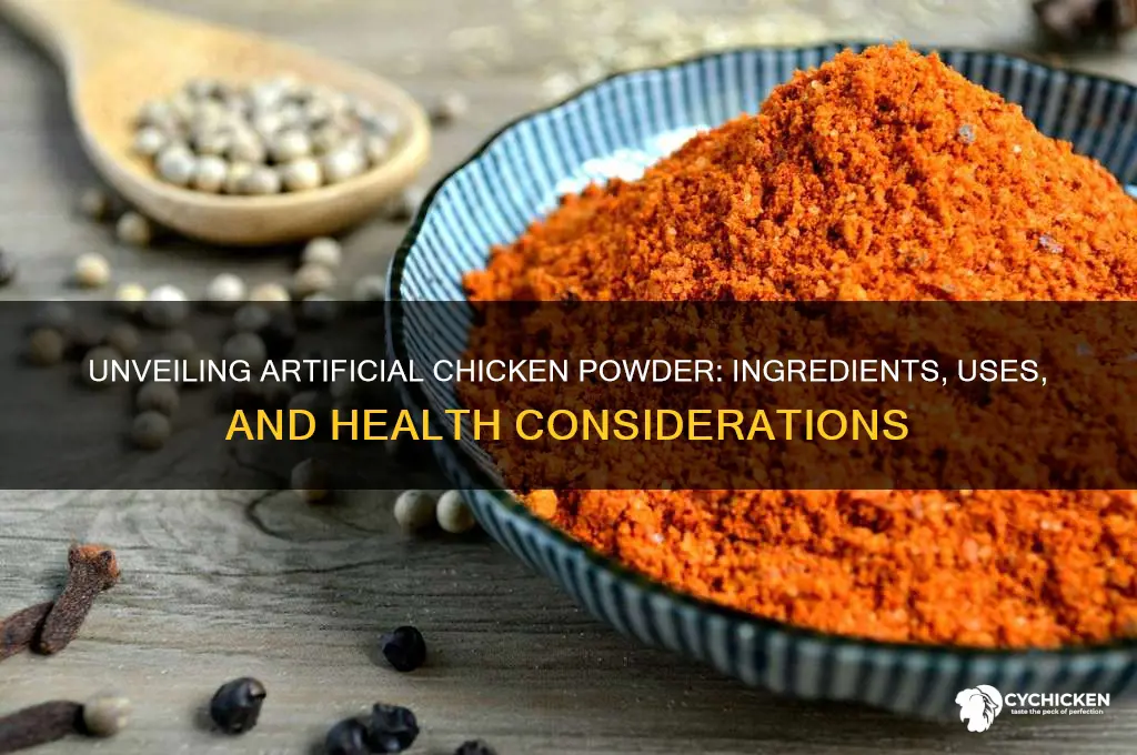 what is artificial chicken powder made of