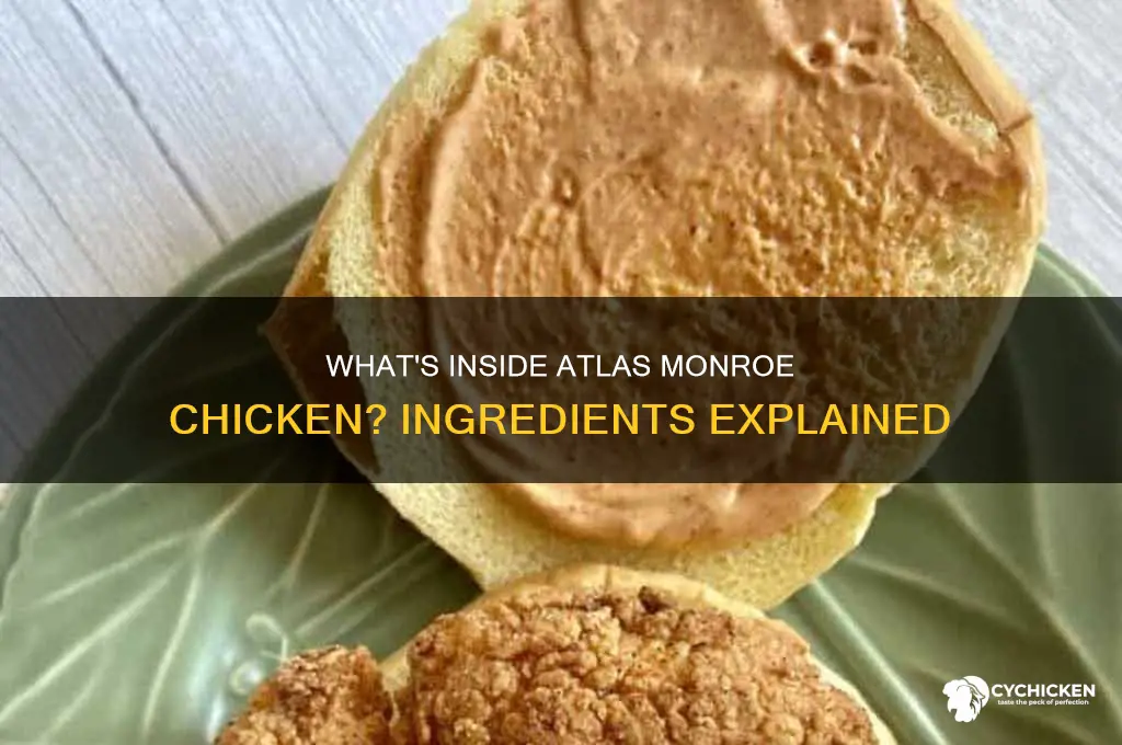 what is atlas monroe chicken made out of