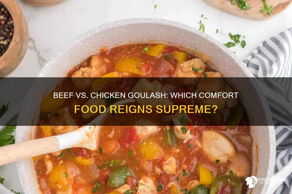 what is best beef or chicken goulash