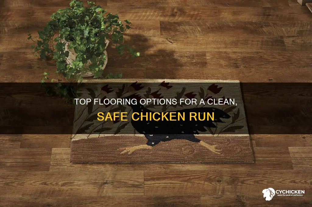 what is best flooring for chicken run
