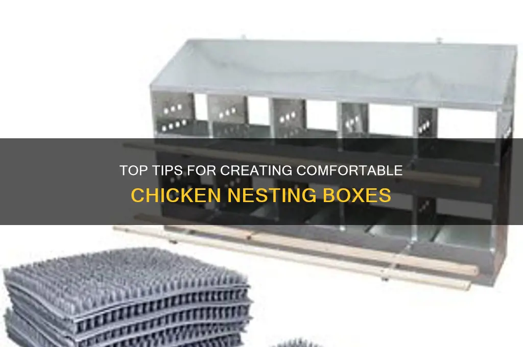 what is best for chicken nesting boxes