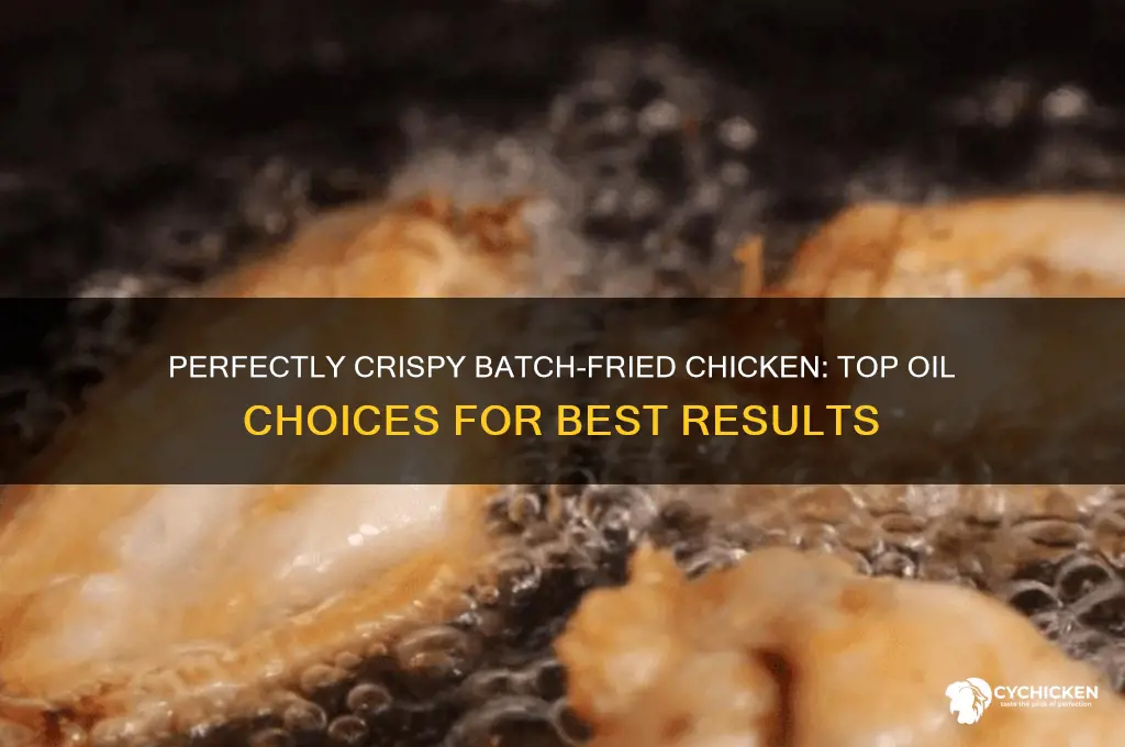 what is best oil for baching chicken