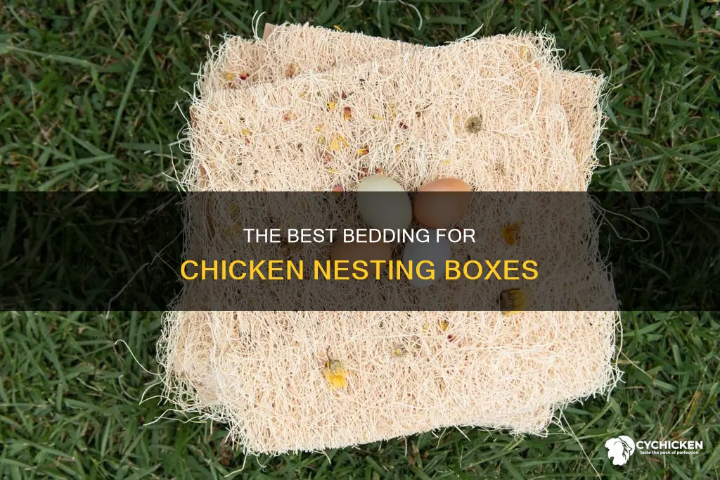 what is best to put in chicken nesting boxes