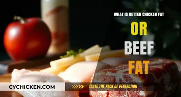 Chicken Fat vs. Beef Fat: Which is Healthier for Cooking?