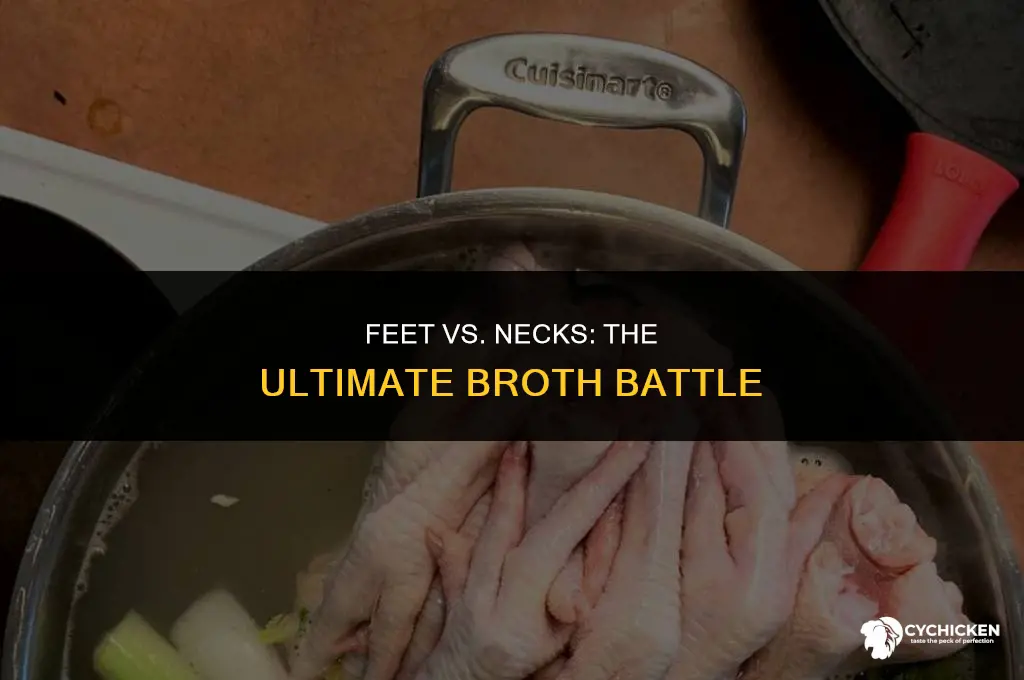 what is better for broth chicken feet or necks