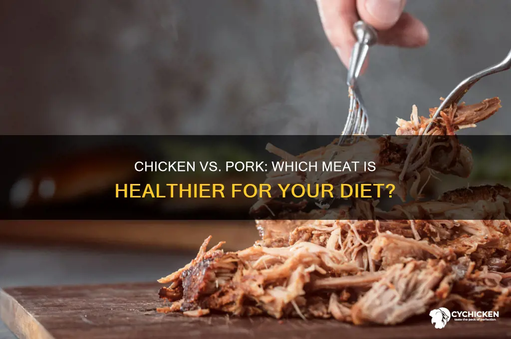 what is better for you chicken or pork