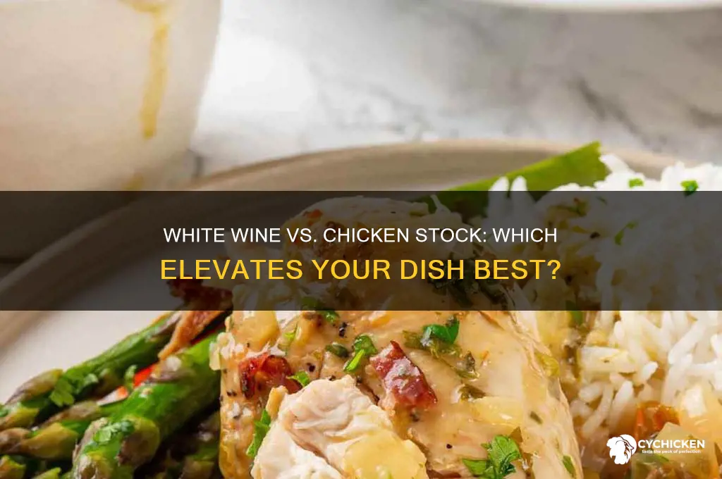 what is better white wine or chicken stock