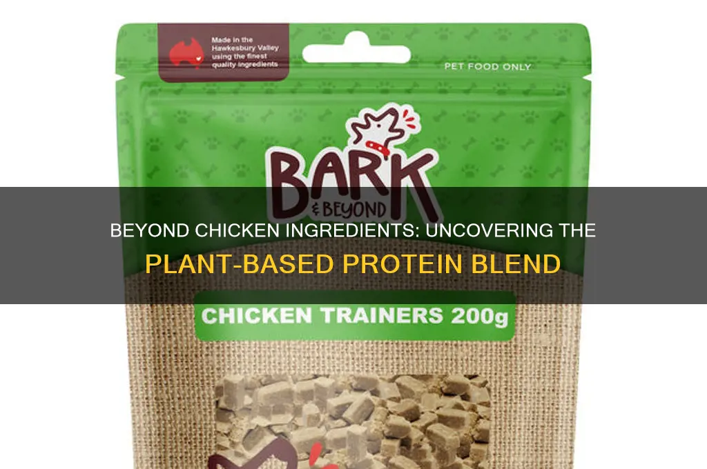what is beyond chicken made out of