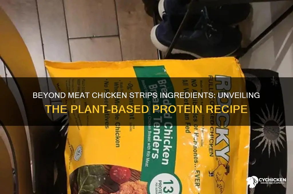 what is beyond meat chicken strips made of