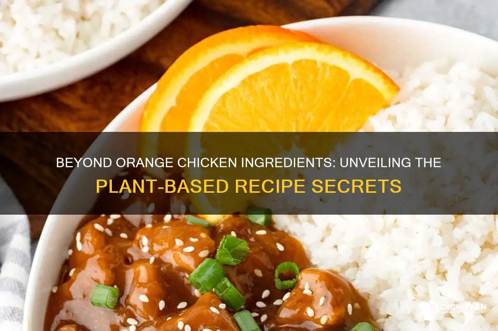 what is beyond orange chicken made out of