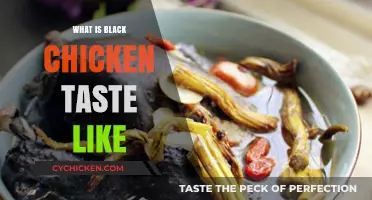 Unveiling the Unique Flavor Profile of Black Chicken: A Culinary Adventure
