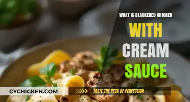 Blackened Chicken with Cream Sauce: A Flavorful, Spicy Comfort Food Delight