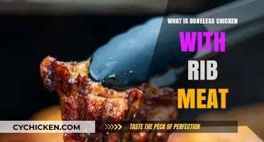 Boneless Chicken with Rib Meat: Understanding This Poultry Cut