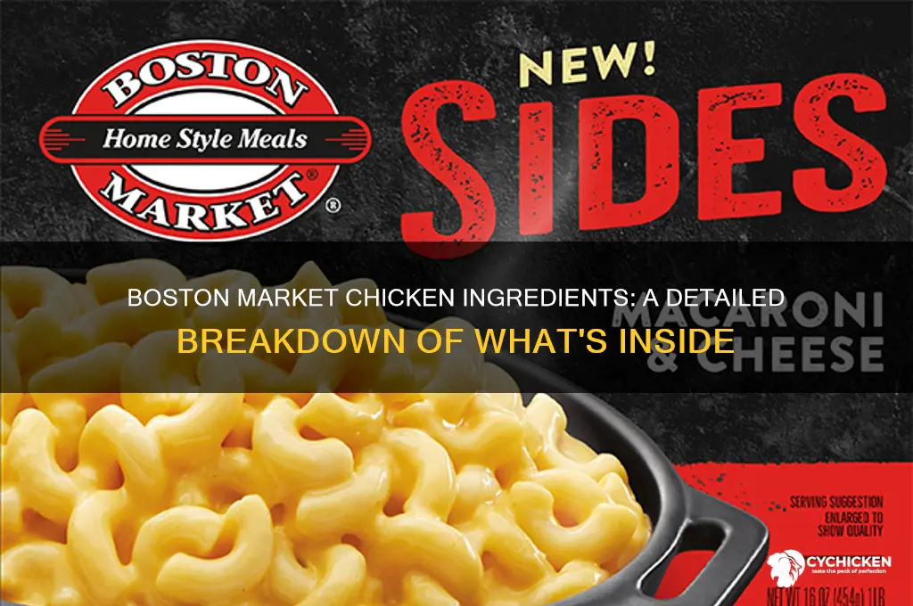 what is boston market chicken made of