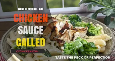 Discover the Name of Broccoli and Chicken Sauce: A Culinary Mystery