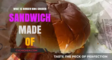 Unveiling Burger King's Chicken Sandwich Ingredients: A Detailed Breakdown