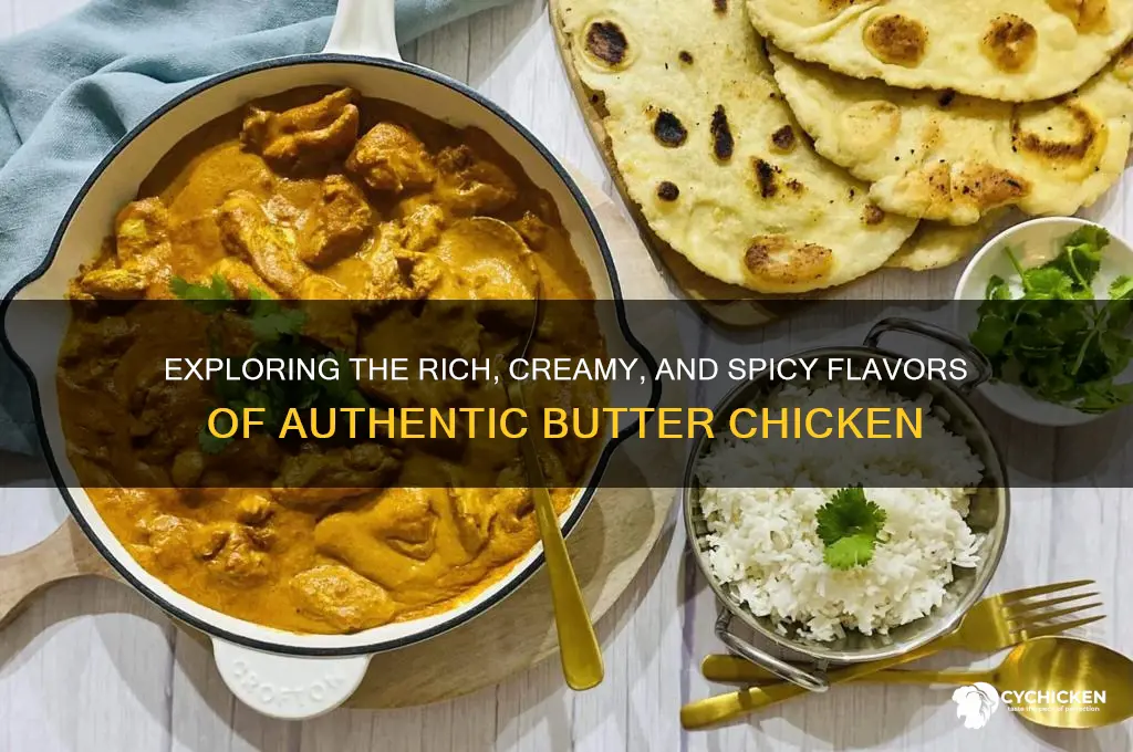 what is butter chicken supposed to taste like
