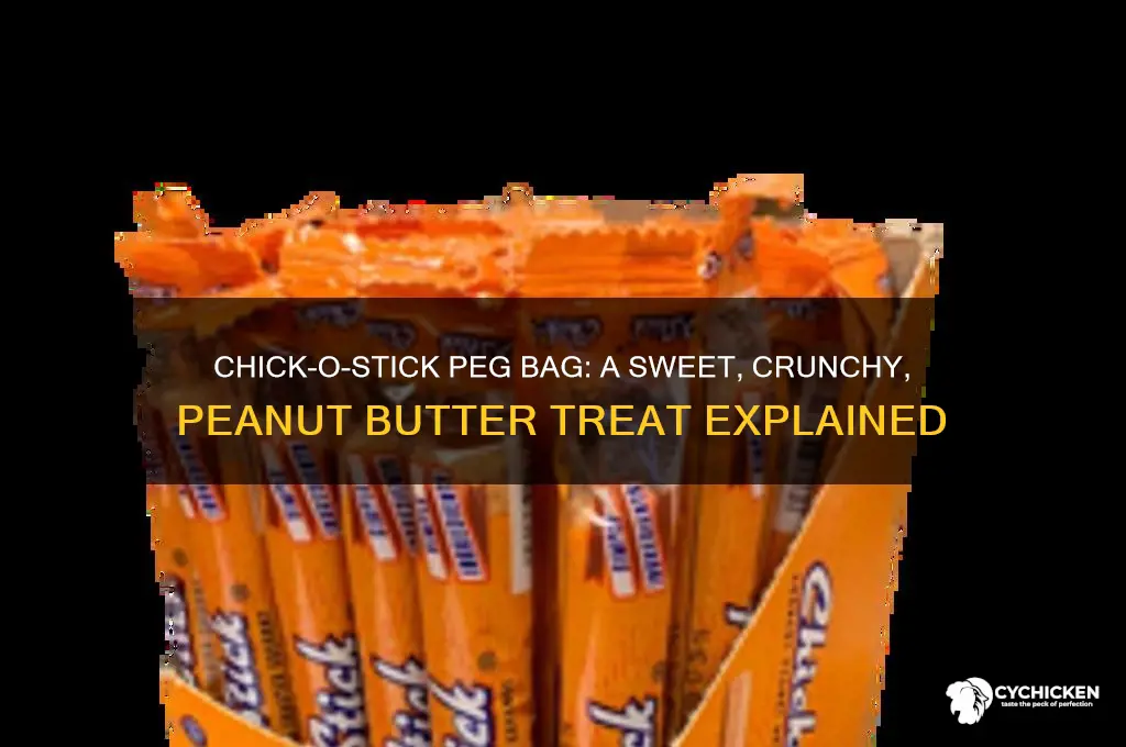 what is chick o stick peg bag