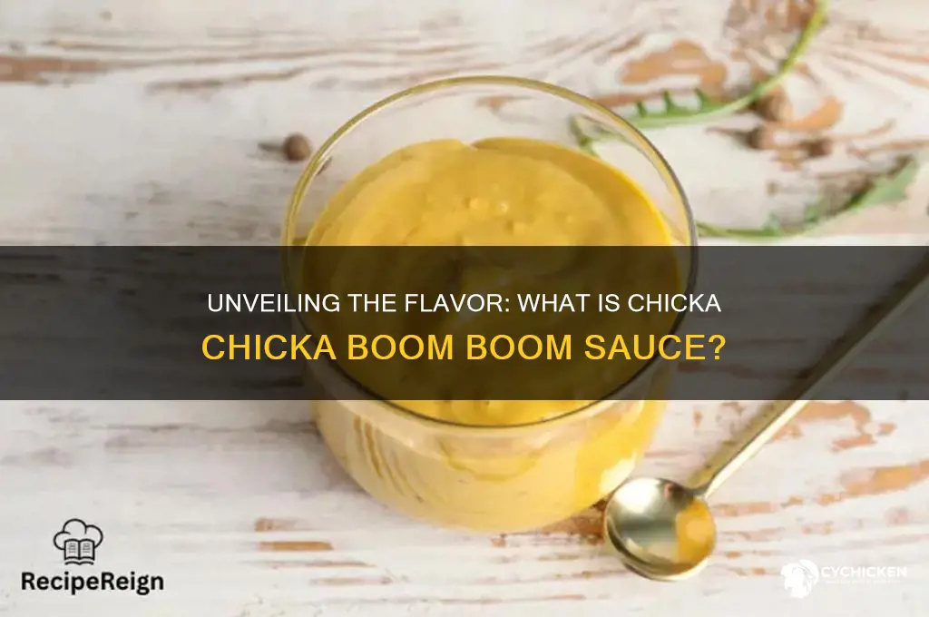 what is chicka chicka boom boom sauce